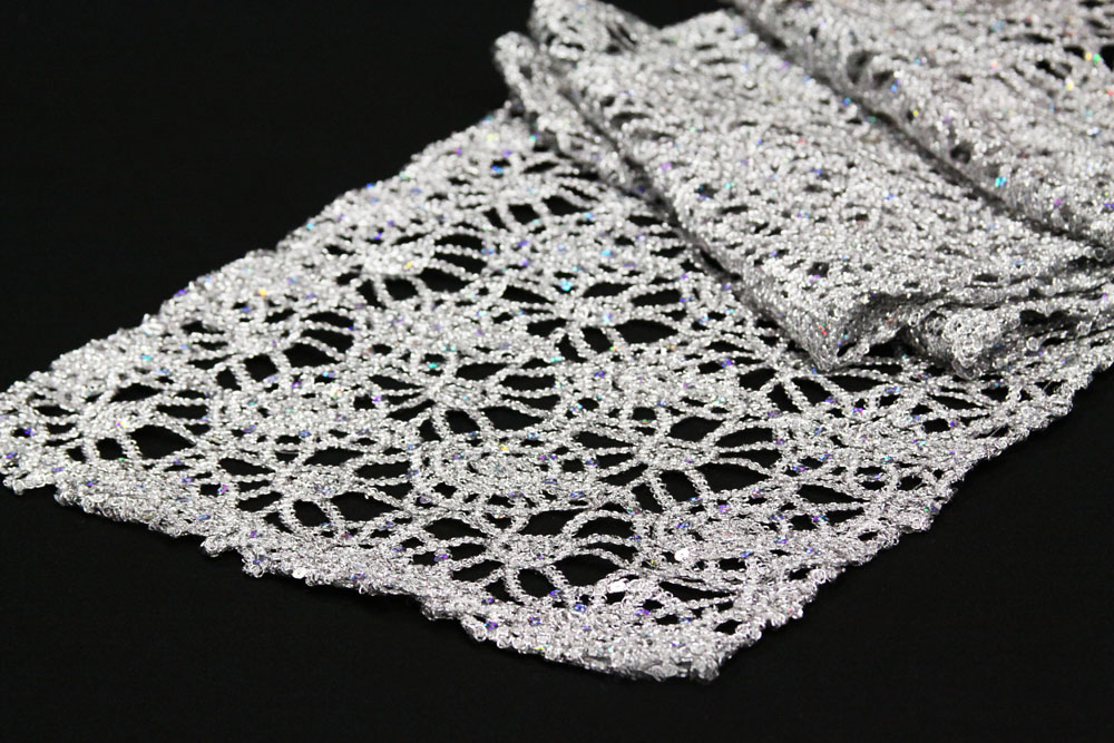 Chemical Lace Runner Silver